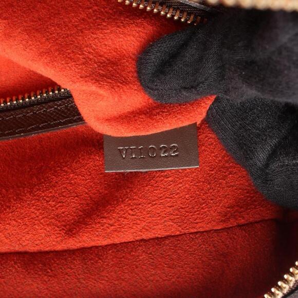 LOUIS VUITTON Authentic Brown Damier Leather Bag - Picture 5 of 7